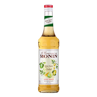 Monin Concentré Cordial Lime Juice Mixer 700ml